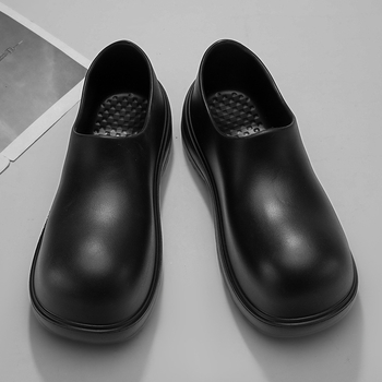 Ανδρικά παπούτσια ανοιξιάτικα με χοντρή σόλα, αντιολισθητικά, αδιάβροχα και ανθεκτικά στο λάδι παπούτσια προστασίας εργασίας, μια γενιά μαλλιών