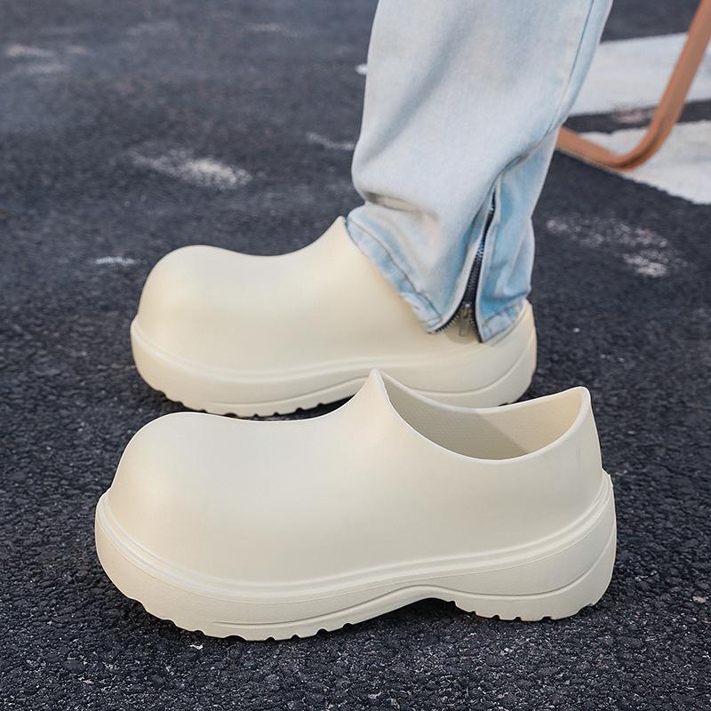 Határokon átnyúló tavaszi férfi cipő vastag talpú csúszásmentes páros szakácscipő vízálló és olajálló munkavédelmi cipő egy generációnyi haj