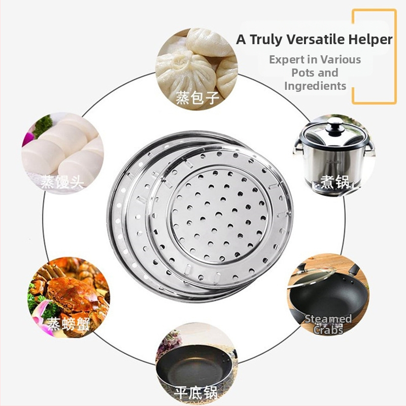 Немагнитен с магнитна скоба от неръждаема стомана 304, подвижен параход, многофункционален подвижен параход, тава за пара, решетка за пара 20 см