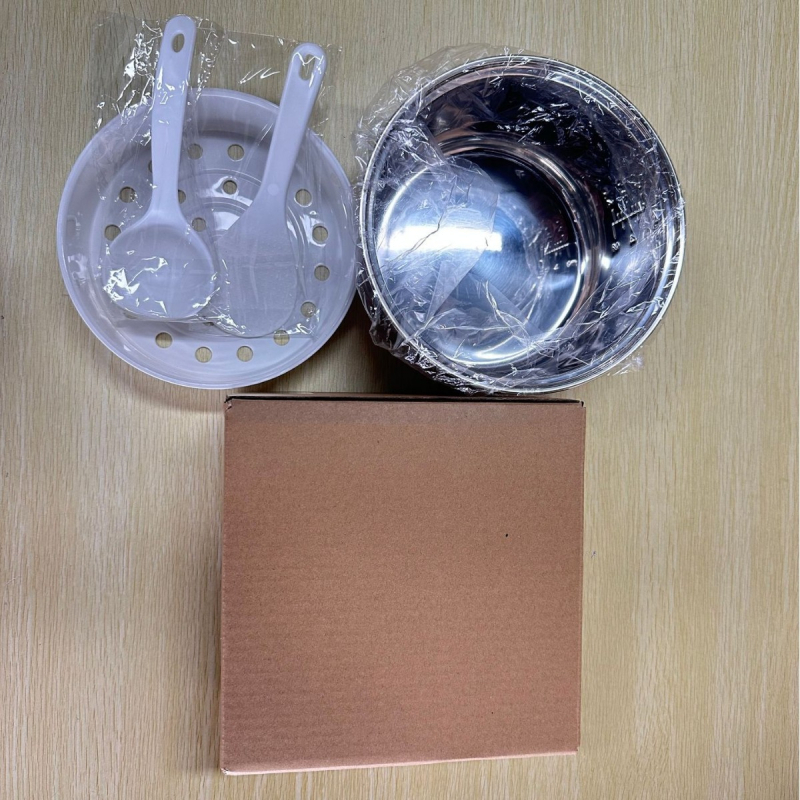 2L34L5L talpos 304 nerūdijančio plieno ryžių viryklės įdėklas, itin sutirštintas universalus ryžių viryklės įdėklas