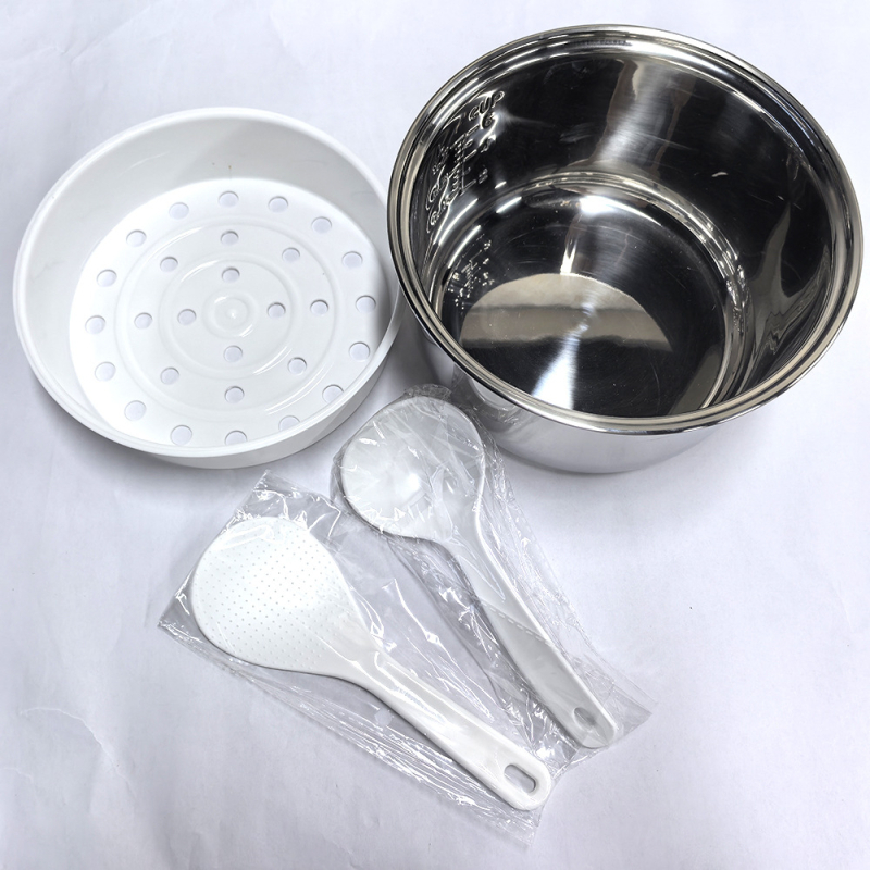 2L34L5L talpos 304 nerūdijančio plieno ryžių viryklės įdėklas, itin sutirštintas universalus ryžių viryklės įdėklas