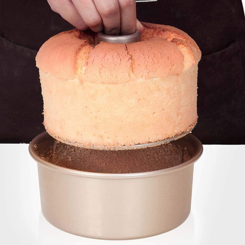 8 hüvelykes angyaltorta hullámkarton tortaforma sifon szénacél tapadásmentes kerek tortaforma kivehető aljjal