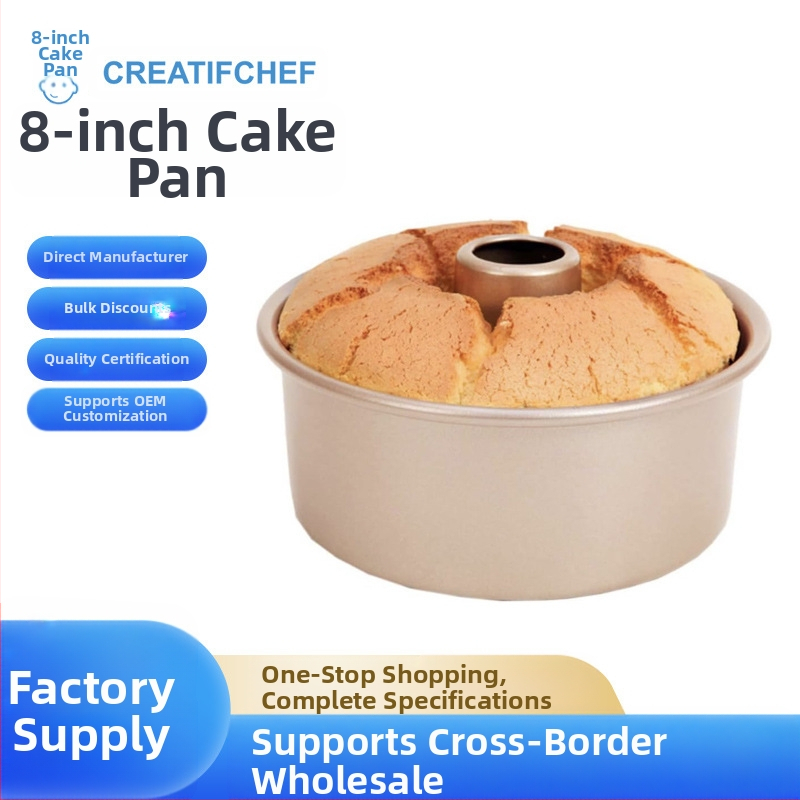 8 hüvelykes angyaltorta hullámkarton tortaforma sifon szénacél tapadásmentes kerek tortaforma kivehető aljjal