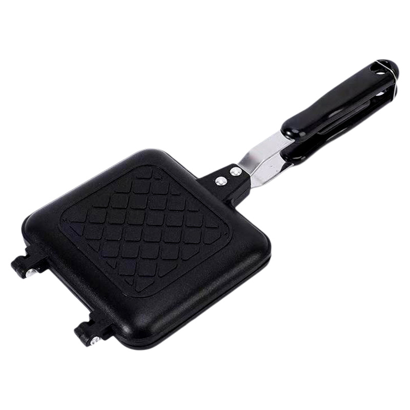 Határokon átnyúló, különleges mintázatú szendvics sütőforma reggeli serpenyő lapos tapadásmentes kétoldalas sütőforma steak grill három