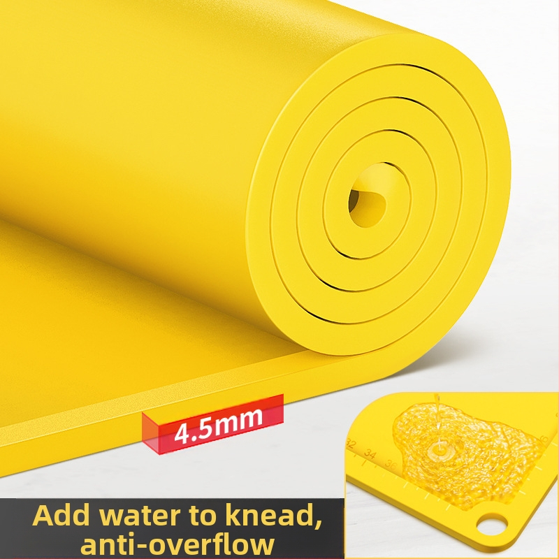 Силиконова подложка за печене с хранителен клас, домакинска и подложка за тесто, дъска за рязане и тесто, удебелена.