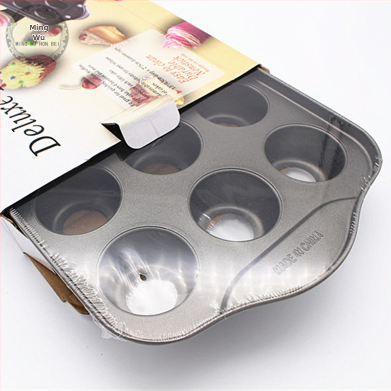 12-dielna okrúhla forma na mini muffiny s pevným dnom, papierová forma na muffiny, plech na pečenie 12-dielna forma na pečenie