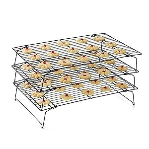 Trisluoksnis tarpvalstybinis pyrago duonos sausainių aušinimo tinklas nelimpantis džiovinimo tinklas sausainių kepimo įrankiai sulankstomas džiovinimo tinklas