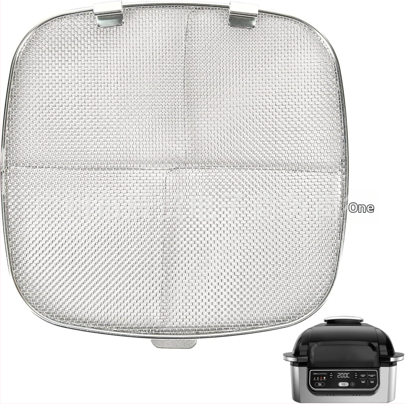 Подходящ за фритюрник Ninja Foodi AG301 с капак от пръски, сваляем капак от неръждаема стомана 304