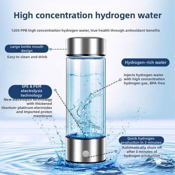 Фабрична директна чаша за вода, богата на водород, преносима чаша за вода с водород, чаша за вода SPE, PEM технология, чаша за вода с водород на склад