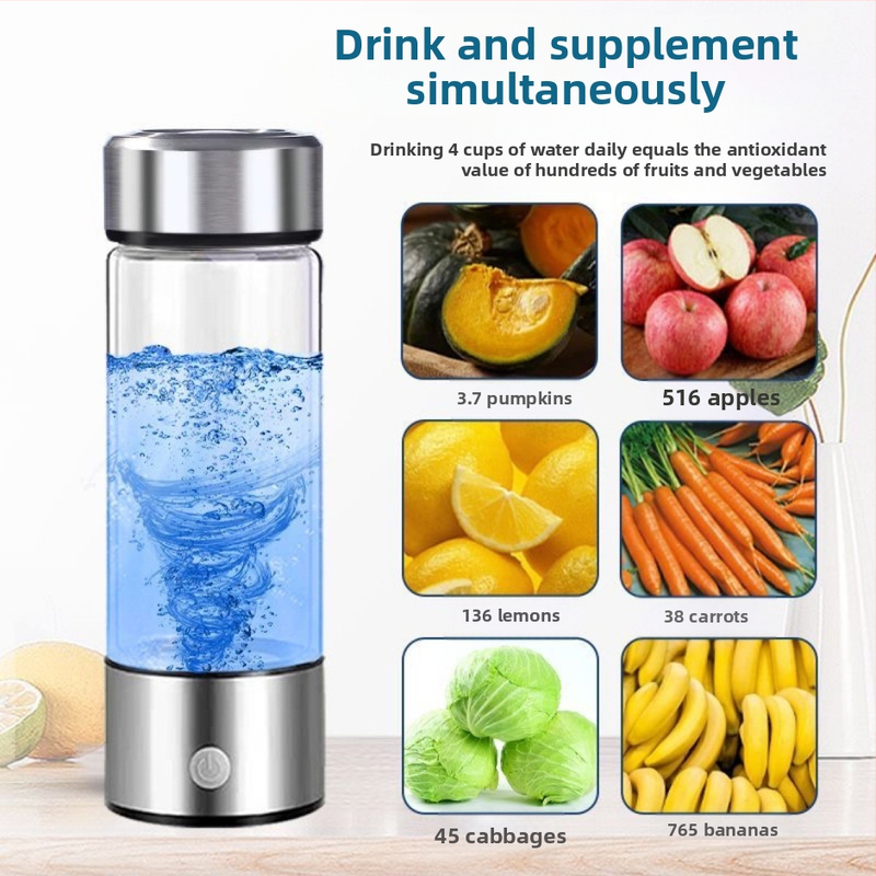 Фабрична директна чаша за вода, богата на водород, преносима чаша за вода с водород, чаша за вода SPE, PEM технология, чаша за вода с водород на склад