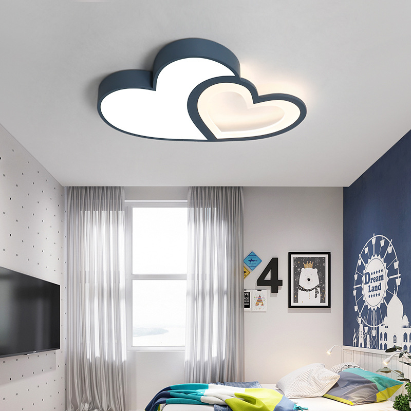 Magamistoa lamp LED laelamp südamekujuline loominguline isikupärastatud elutoa lamp lihtne moodne laste valgustus piiriülene kuum müük