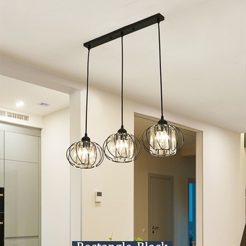 Διασυνοριακός κρυστάλλινος πολυέλαιος σιδήρου Vintage εστιατόριο ρούχα καφέ βιτρίνα μοντέρνου πολυελαίου τέχνης