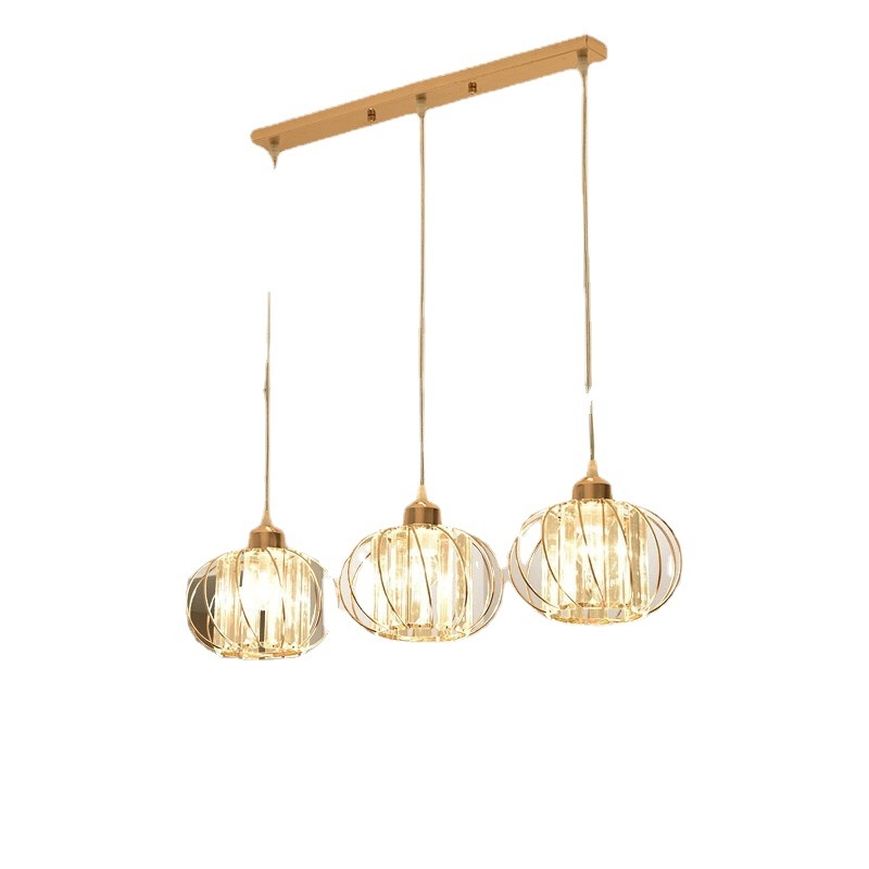 Pārrobežu kristāla lustra dzelzs vintage restorāna apģērbu kafejnīcas veikala skatlogā modernās mākslas lustra