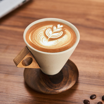 Υψηλής ποιότητας ρετρό κεραμικό φλιτζάνι καφέ, υψηλής ποιότητας και εξαιρετικό σετ φλιτζανιών και πιατακιών καφέ για γυναίκες