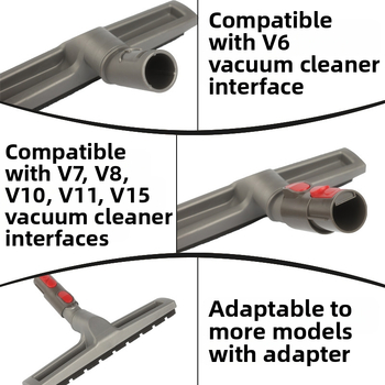 Porszívó tartozékokhoz alkalmas V6 padlókefe PP kefefej Padlókefe szívófej V6-V7 adapter tartozékok