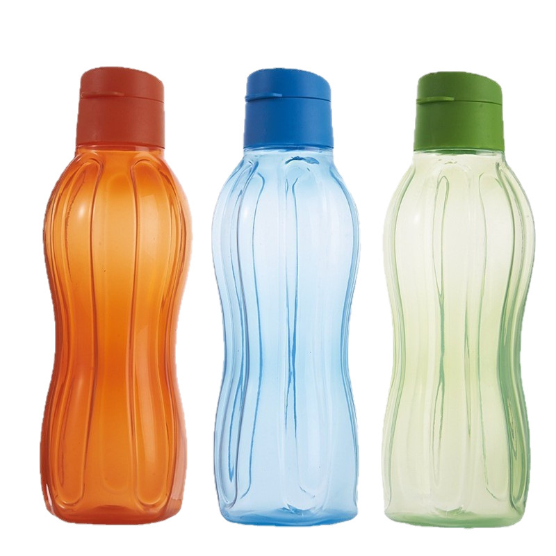 Vasaros paprastas sportinis nešiojamas didelės talpos vandens puodelis lauko plastikinis puodelis fitneso sportui nešiojamas vandens puodelis nuo kritimo