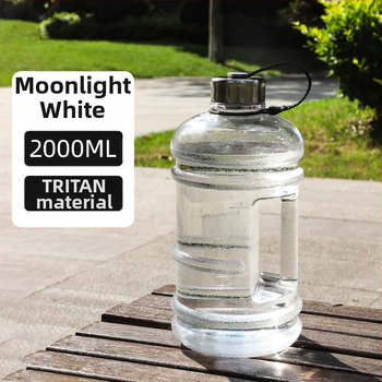 Internetinis garsus didelės talpos lauko sportinis virdulys, vidaus fitneso tonų kibiro virdulys, tritano šiaudų dovanų vandens puodelis