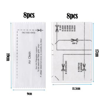 16 részes Miele porszívó szűrő motorvédő szűrőkészlet komplett