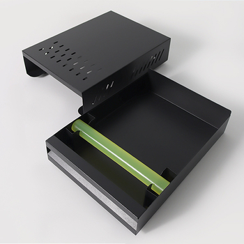 Κουτί σκόνης καφέ από ανοξείδωτο χάλυβα τύπου συρταριού κουτί knock box κουτί απορριμμάτων καφετιέρα που υποστηρίζει συσκευές καφέ εξοπλισμένο μπαρ