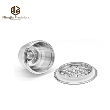 Gyárilag testreszabott, kompatibilis Nestlé rozsdamentes acél kávékapszula-pohár Nespresso keringető töltőpohár szűrőhéj