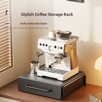 Rack de depozitare pentru mașini de cafea pe desktop, capsule de cafea, bară de apă, pliculeț de ceai DIY, raft de depozitare pentru ceașcă