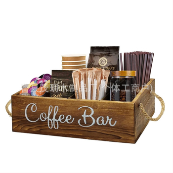 Cutie de depozitare din lemn, compartiment fără capac pentru cameră de ceai, cutie retro din cânepă, valiză din lemn, pliculeț de cafea, pliculeț de ceai, cutie de clasificare din lemn masiv