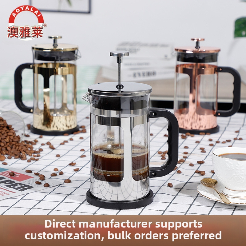 Käsitsi pruulitud kohvikann majapidamises kasutatava kohvifiltri teekomplekt kohvifiltri prantsuse presskannu hulgimüük