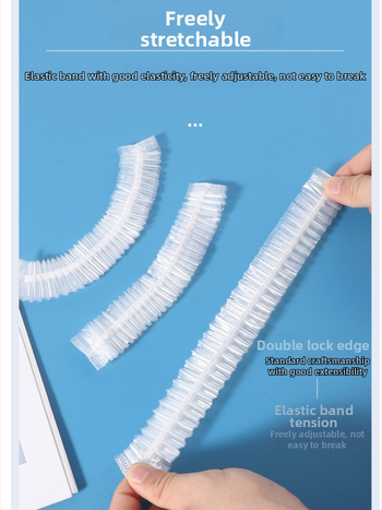 Vienkartinė dušo kepuraitė, ypač stora, vandeniui atspari, dulkėms ir dūmams atspari, moteriška dušo plaukų dažymo ausinė, viešbučio virtuvė