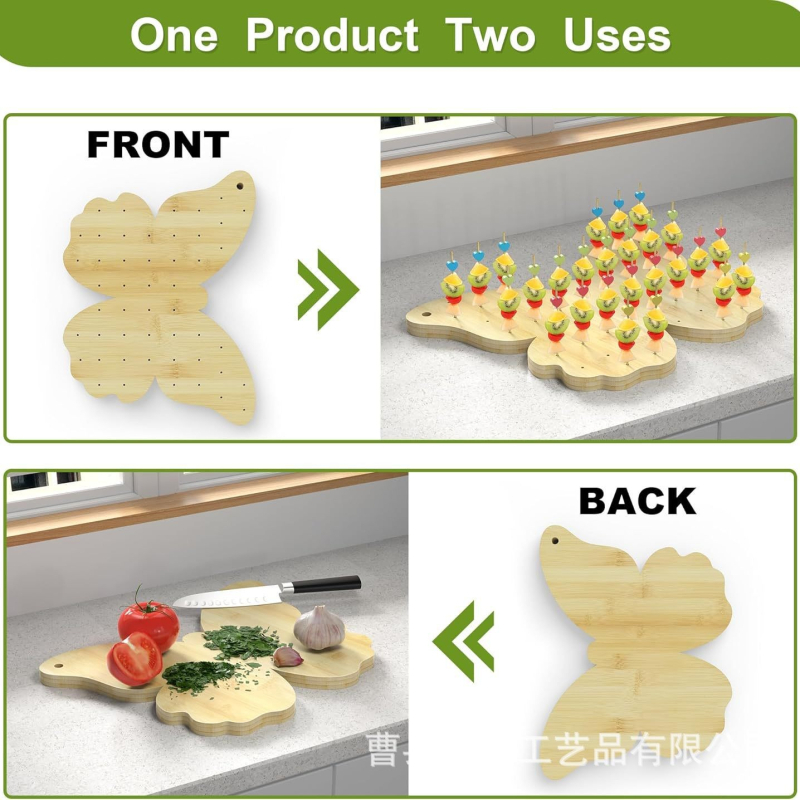 Bambusz ételnyársak, grillsütő állványok, karácsonyi parti nyalókatartó, catering party büfé vágódeszka