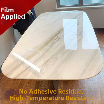 Προστατευτική μεμβράνη μαρμάρινης επιφάνειας εργασίας, διαφανής, ανθεκτική σε υψηλές θερμοκρασίες, μεμβράνη τραπεζαρίας, σανίδας, τραπεζιού, επίπλων, τραπεζιού σαλονιού, τραπεζιού, μεμβράνης Manno