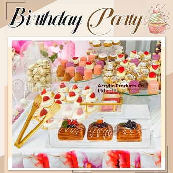 Akrilo duonos pyrago vitrina, permatoma stačiakampė serviravimo padėklas su dangčiu, vakarėlio stalviršio maisto laikymas