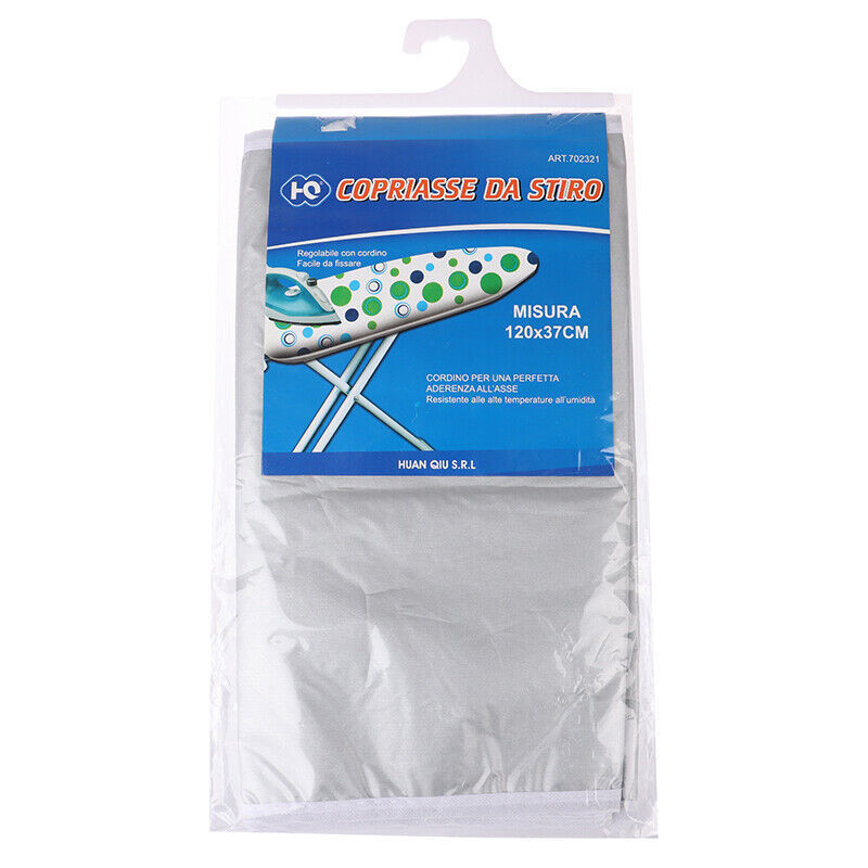 Gamintojo paruoštas poliesterio lyginimo lentos užvalkalas, padengtas sidabru, aukštai temperatūrai atsparus, karščiui atsparus dvisluoksnis lyginimo lentos audinio užvalkalas