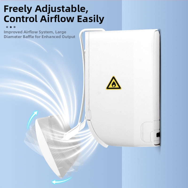 Дефлектор за вятър за климатик, предотвратяващ директно духане, щит за изхода за въздух, капак за насочване на вятъра след раждане, универсален за стенен монтаж, не е необходим монтаж