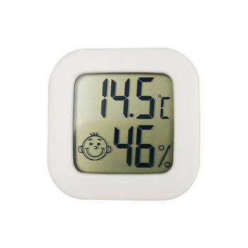 Mini elektroninis higrometras, mažas termometras, naminių gyvūnėlių dėžės higrometras, drėgnas ir sausas termometras, skaitmeninis termometras su ekranu