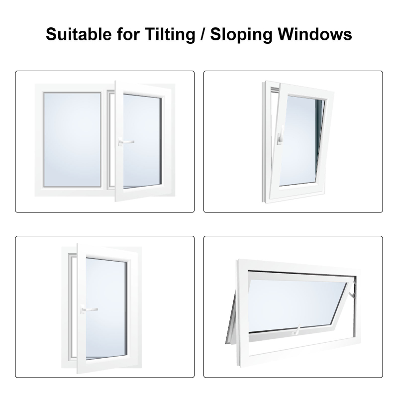 Tiesioginis mobiliojo oro kondicionieriaus priekinis stiklas, atsparus vandeniui, reguliuojamas įstrižas lango sandarinimo audinio žarna, lango dangčio sandarinimo pertvara