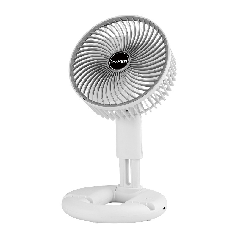 Új, behúzható ventilátor asztali USB töltős asztali kis ventilátor kültéri vezeték nélküli hordozható asztali kis ventilátor