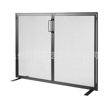 Határokon átnyúló európai stílusú kovácsoltvas otthoni kandalló körüli válaszfal Tűzálló burkolat Kerítésfal Tűz körüli tűzhely körüli