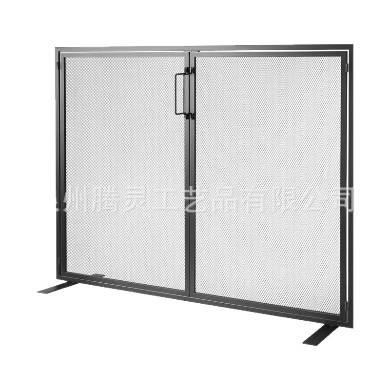 Határokon átnyúló európai stílusú kovácsoltvas otthoni kandalló körüli válaszfal Tűzálló burkolat Kerítésfal Tűz körüli tűzhely körüli