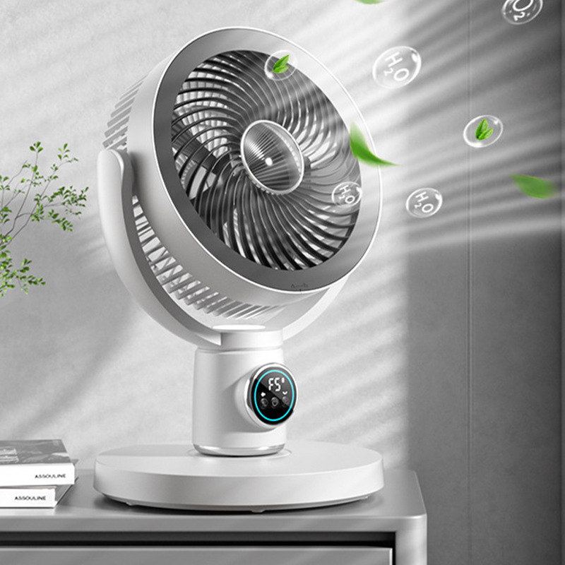 Határokon átnyúló népszerű légkeringető ventilátor, intelligens hangventilátor, háztartási asztali és állványos kettős célú teleszkópos rázófejes ventilátor, állóventilátor