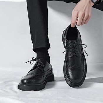 2025-ös divatos férfi cipők, üzleti alkalmi bőrcipők, férfi divatos fűzős üzleti alkalmi cipők, esküvői, munkahelyi, kis méretű bőrcipők