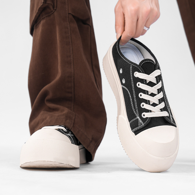 Lõuendiga meeste kingad suvised hingavad, kõikvõimalikud vabaaja suured rulakingad laiskaks libisemiseks mõeldud spordi kontsavabaks Baotou pooleks lohistamiseks