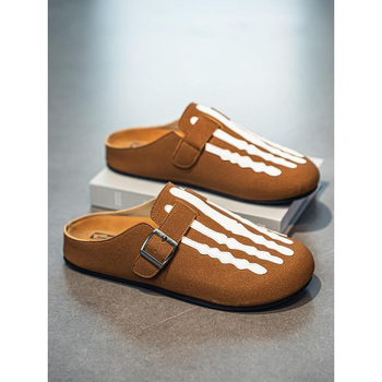 Férfi Cross-Border Lezser Egyszínű Papucsok Lélegző Kényelmes