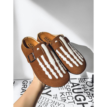 Férfi Cross-Border Lezser Egyszínű Papucsok Lélegző Kényelmes