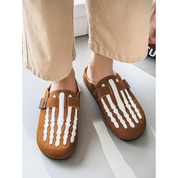 Férfi Cross-Border Lezser Egyszínű Papucsok Lélegző Kényelmes