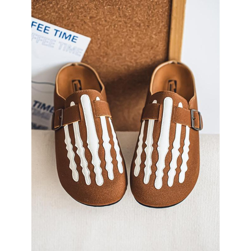 Férfi Cross-Border Lezser Egyszínű Papucsok Lélegző Kényelmes