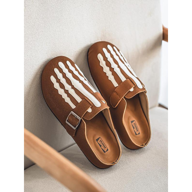 Férfi Cross-Border Lezser Egyszínű Papucsok Lélegző Kényelmes