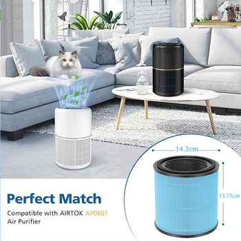 Tinka „Airtok Ap0601“ modelio oro valytuvų priedams, krūvos filtro oro valytuvo filtro elementui