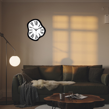 16 hüvelykes francia szabálytalan kristály porcelán fa óra néma falióra nappali nagy érzékenységű falióra nagykereskedelem