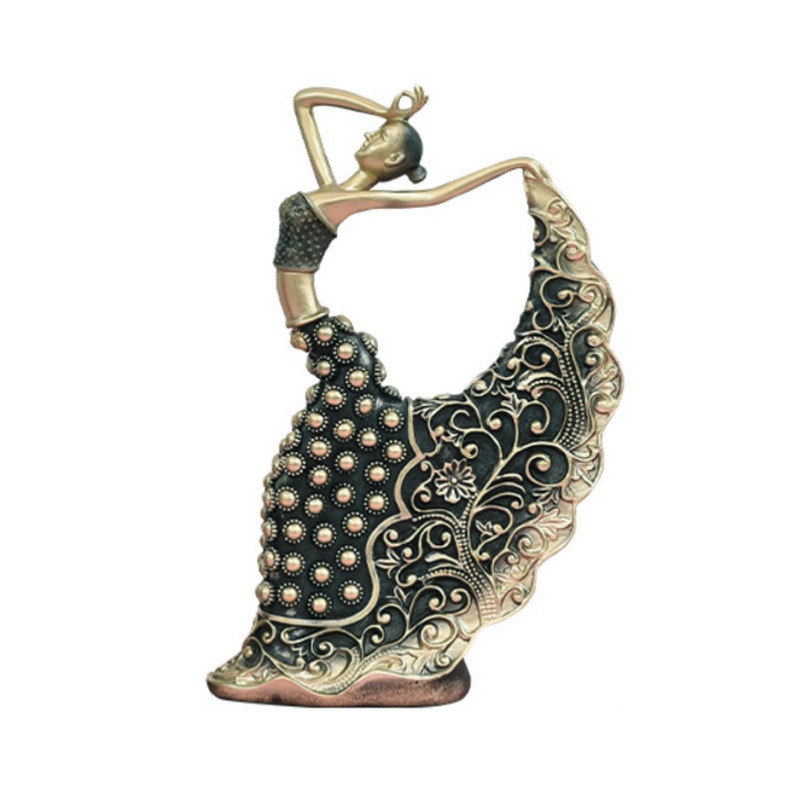 Pávatáncos kreatív asztali díszek otthoni dekorációk nappali bejárat borszekrény könyvespolc nordic light luxus retró stílus