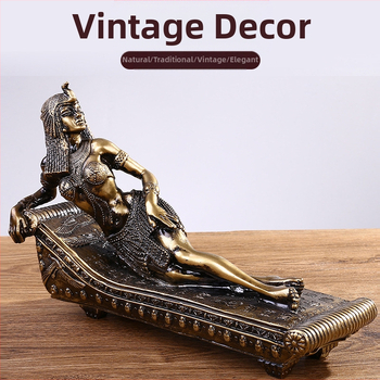 Határokon átnyúló, európai stílusú új retró Csipkerózsika díszek, réz-gyanta utánzatú kézműves termékek, nappali lakberendezési gyártó díszei